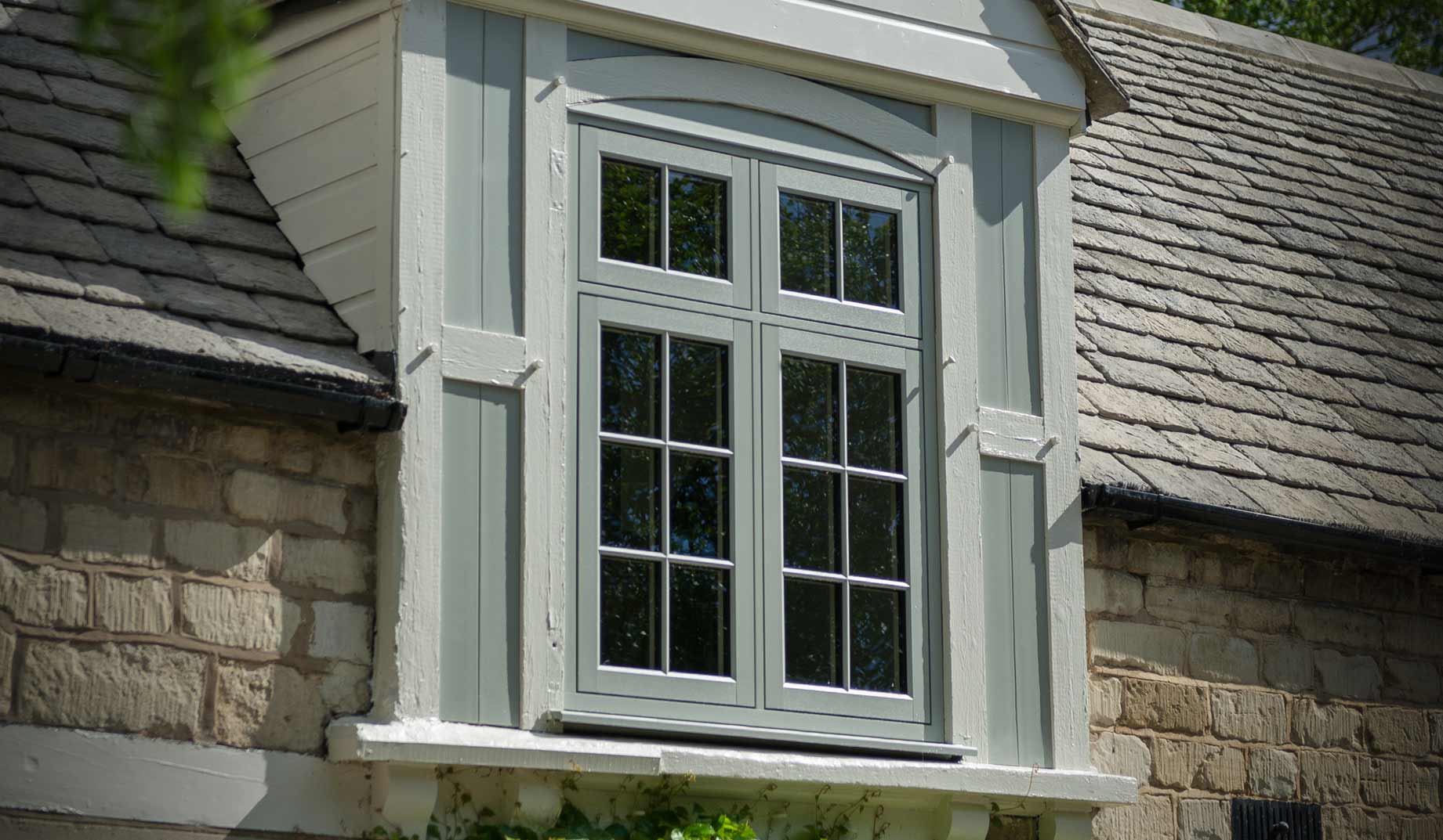 green triple glazed windows