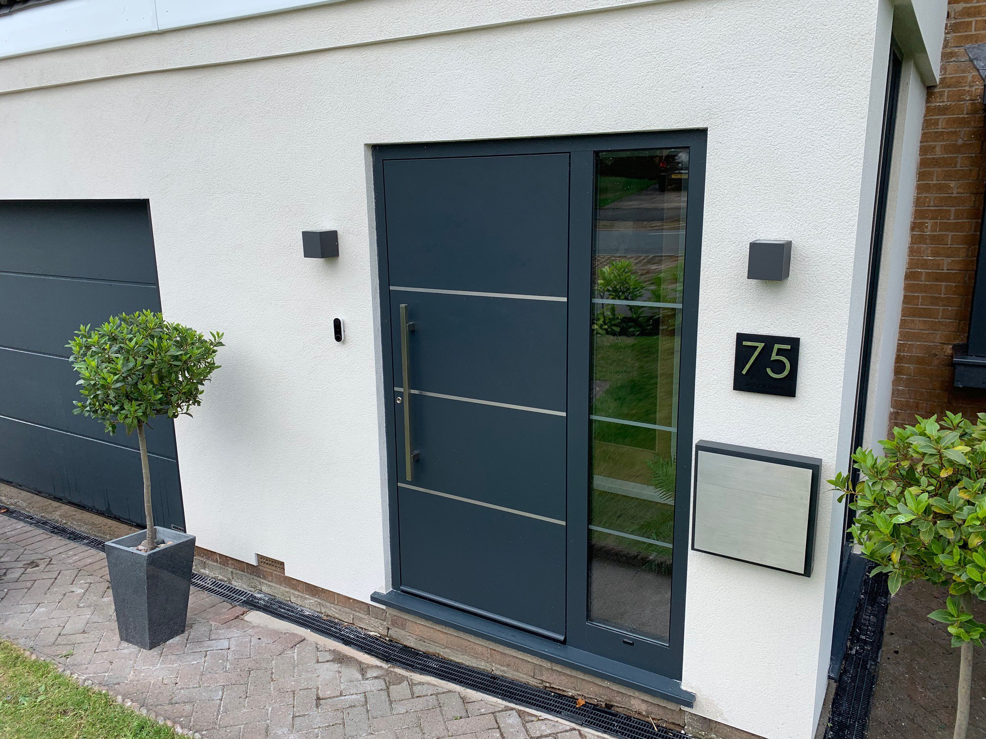 anthracite grey composite doors